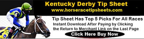 Kentucky Derby Tip Sheet Kentucky Derby Tip Sheet