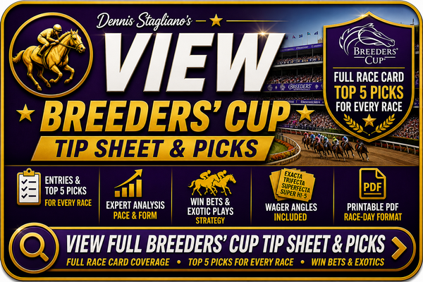 Breeders Cup Tip Sheet Breeders Cup Picks