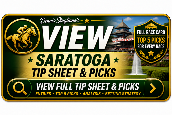 Saratoga Tip Sheet Saratoga Tip Sheet